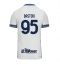 Maillot de football Réplique Inter Milan Alessandro Bastoni #95 Extérieur 2024-25 Manche Courte