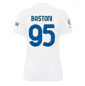 Maillot de football Réplique Inter Milan Alessandro Bastoni #95 Extérieur Femme 2023-24 Manche Courte