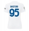 Maillot de football Réplique Inter Milan Alessandro Bastoni #95 Extérieur Femme 2023-24 Manche Courte