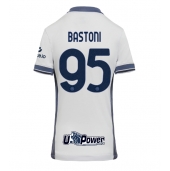 Maillot de football Réplique Inter Milan Alessandro Bastoni #95 Extérieur Femme 2024-25 Manche Courte