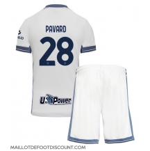 Maillot de football Réplique Inter Milan Benjamin Pavard #28 Extérieur Enfant 2024-25 Manche Courte (+ Pantalon court)