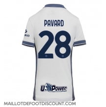 Maillot de football Réplique Inter Milan Benjamin Pavard #28 Extérieur Femme 2024-25 Manche Courte