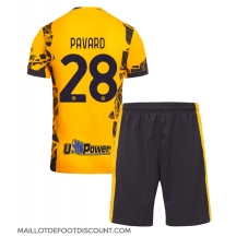 Maillot de football Réplique Inter Milan Benjamin Pavard #28 Troisième Enfant 2024-25 Manche Courte (+ Pantalon court)