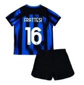 Maillot de football Réplique Inter Milan Davide Frattesi #16 Domicile Enfant 2023-24 Manche Courte (+ Pantalon court)