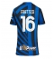 Maillot de football Réplique Inter Milan Davide Frattesi #16 Domicile Femme 2024-25 Manche Courte