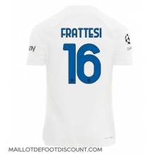 Maillot de football Réplique Inter Milan Davide Frattesi #16 Extérieur 2023-24 Manche Courte