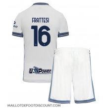 Maillot de football Réplique Inter Milan Davide Frattesi #16 Extérieur Enfant 2024-25 Manche Courte (+ Pantalon court)