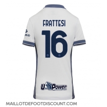 Maillot de football Réplique Inter Milan Davide Frattesi #16 Extérieur Femme 2024-25 Manche Courte