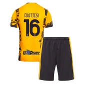 Maillot de football Réplique Inter Milan Davide Frattesi #16 Troisième Enfant 2024-25 Manche Courte (+ Pantalon court)