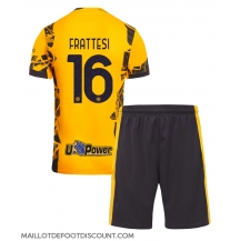 Maillot de football Réplique Inter Milan Davide Frattesi #16 Troisième Enfant 2024-25 Manche Courte (+ Pantalon court)