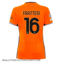 Maillot de football Réplique Inter Milan Davide Frattesi #16 Troisième Femme 2023-24 Manche Courte