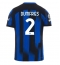 Maillot de football Réplique Inter Milan Denzel Dumfries #2 Domicile 2023-24 Manche Courte