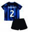 Maillot de football Réplique Inter Milan Denzel Dumfries #2 Domicile Enfant 2023-24 Manche Courte (+ Pantalon court)