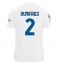 Maillot de football Réplique Inter Milan Denzel Dumfries #2 Extérieur 2023-24 Manche Courte