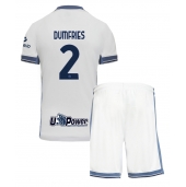 Maillot de football Réplique Inter Milan Denzel Dumfries #2 Extérieur Enfant 2024-25 Manche Courte (+ Pantalon court)