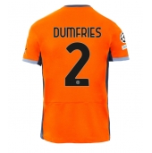 Maillot de football Réplique Inter Milan Denzel Dumfries #2 Troisième 2023-24 Manche Courte