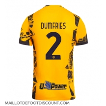 Maillot de football Réplique Inter Milan Denzel Dumfries #2 Troisième 2024-25 Manche Courte