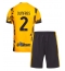 Maillot de football Réplique Inter Milan Denzel Dumfries #2 Troisième Enfant 2024-25 Manche Courte (+ Pantalon court)