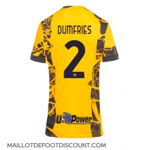 Maillot de football Réplique Inter Milan Denzel Dumfries #2 Troisième Femme 2024-25 Manche Courte