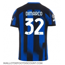 Maillot de football Réplique Inter Milan Federico Dimarco #32 Domicile 2023-24 Manche Courte