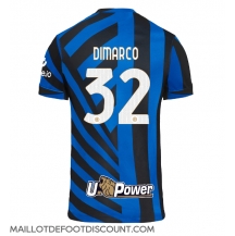 Maillot de football Réplique Inter Milan Federico Dimarco #32 Domicile 2024-25 Manche Courte