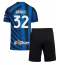 Maillot de football Réplique Inter Milan Federico Dimarco #32 Domicile Enfant 2024-25 Manche Courte (+ Pantalon court)