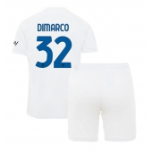 Maillot de football Réplique Inter Milan Federico Dimarco #32 Extérieur Enfant 2023-24 Manche Courte (+ Pantalon court)