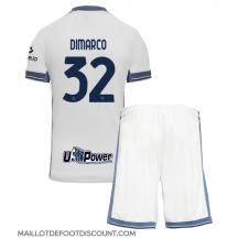 Maillot de football Réplique Inter Milan Federico Dimarco #32 Extérieur Enfant 2024-25 Manche Courte (+ Pantalon court)