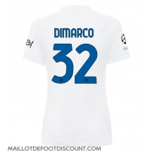 Maillot de football Réplique Inter Milan Federico Dimarco #32 Extérieur Femme 2023-24 Manche Courte