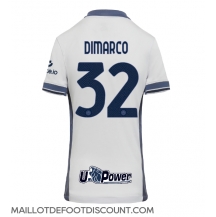 Maillot de football Réplique Inter Milan Federico Dimarco #32 Extérieur Femme 2024-25 Manche Courte