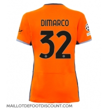 Maillot de football Réplique Inter Milan Federico Dimarco #32 Troisième Femme 2023-24 Manche Courte