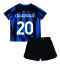 Maillot de football Réplique Inter Milan Hakan Calhanoglu #20 Domicile Enfant 2023-24 Manche Courte (+ Pantalon court)