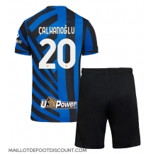 Maillot de football Réplique Inter Milan Hakan Calhanoglu #20 Domicile Enfant 2024-25 Manche Courte (+ Pantalon court)