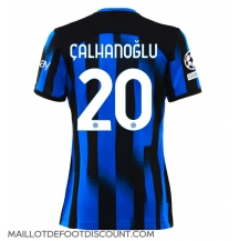 Maillot de football Réplique Inter Milan Hakan Calhanoglu #20 Domicile Femme 2023-24 Manche Courte