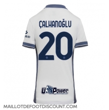 Maillot de football Réplique Inter Milan Hakan Calhanoglu #20 Extérieur Femme 2024-25 Manche Courte