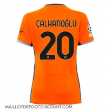 Maillot de football Réplique Inter Milan Hakan Calhanoglu #20 Troisième Femme 2023-24 Manche Courte