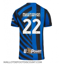 Maillot de football Réplique Inter Milan Henrikh Mkhitaryan #22 Domicile 2024-25 Manche Courte