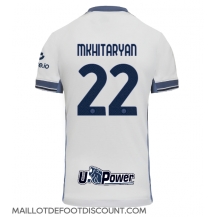 Maillot de football Réplique Inter Milan Henrikh Mkhitaryan #22 Extérieur 2024-25 Manche Courte