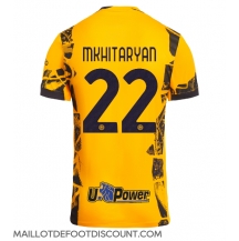 Maillot de football Réplique Inter Milan Henrikh Mkhitaryan #22 Troisième 2024-25 Manche Courte