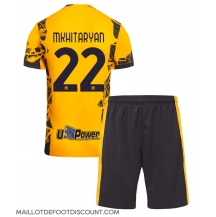 Maillot de football Réplique Inter Milan Henrikh Mkhitaryan #22 Troisième Enfant 2024-25 Manche Courte (+ Pantalon court)