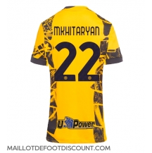 Maillot de football Réplique Inter Milan Henrikh Mkhitaryan #22 Troisième Femme 2024-25 Manche Courte