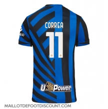 Maillot de football Réplique Inter Milan Joaquin Correa #11 Domicile 2024-25 Manche Courte