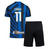 Maillot de football Réplique Inter Milan Joaquin Correa #11 Domicile Enfant 2024-25 Manche Courte (+ Pantalon court)