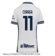 Maillot de football Réplique Inter Milan Joaquin Correa #11 Extérieur Femme 2024-25 Manche Courte