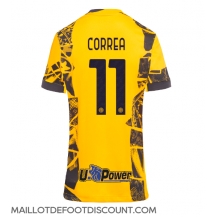 Maillot de football Réplique Inter Milan Joaquin Correa #11 Troisième Femme 2024-25 Manche Courte