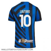 Maillot de football Réplique Inter Milan Lautaro Martinez #10 Domicile 2024-25 Manche Courte