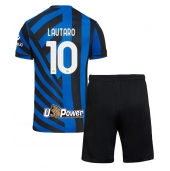 Maillot de football Réplique Inter Milan Lautaro Martinez #10 Domicile Enfant 2024-25 Manche Courte (+ Pantalon court)