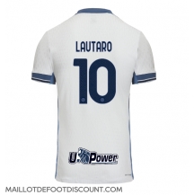 Maillot de football Réplique Inter Milan Lautaro Martinez #10 Extérieur 2024-25 Manche Courte