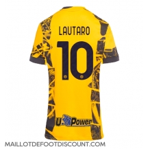 Maillot de football Réplique Inter Milan Lautaro Martinez #10 Troisième Femme 2024-25 Manche Courte