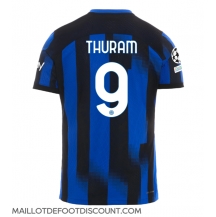 Maillot de football Réplique Inter Milan Marcus Thuram #9 Domicile 2023-24 Manche Courte